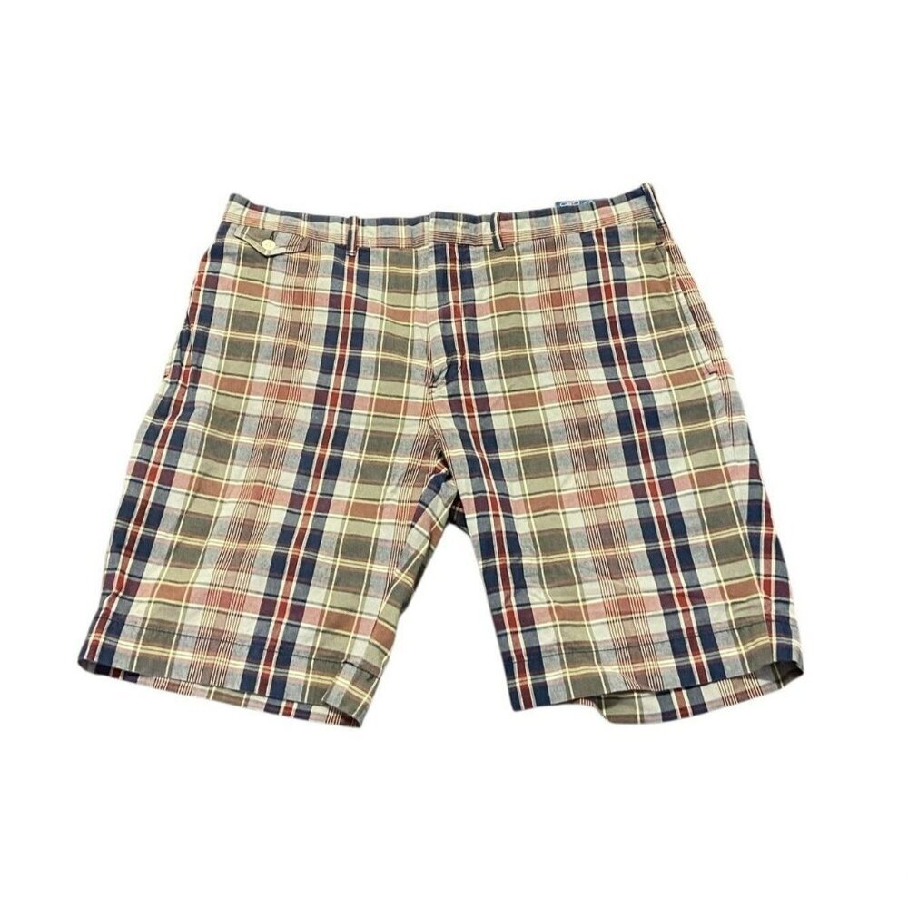 Polo Ralph Lauren 1967 Sportswear Vintage Shorts Size 38 Cotton Plaid‎ Y2K